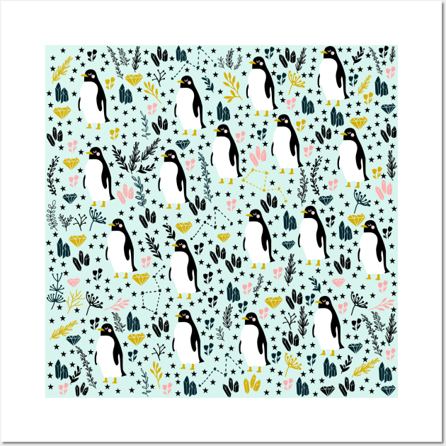 Cute Penguins Wall Art by kapotka